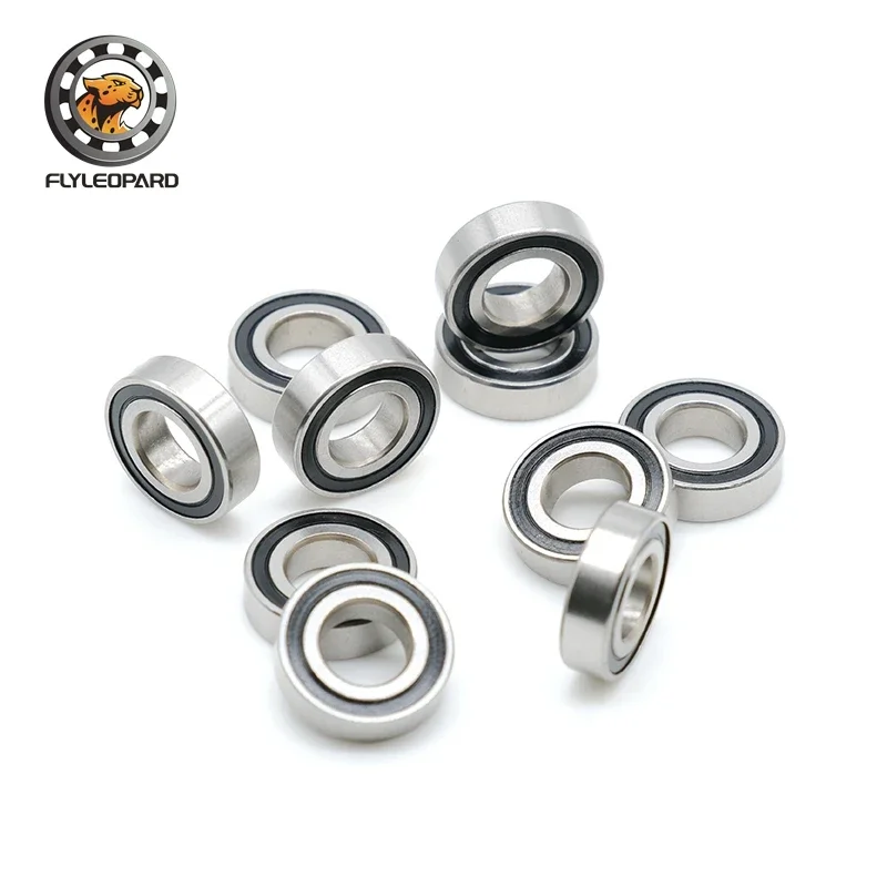 S687RS Bearing 7x14x5 mm (2PCS) ABEC-7 440C Roller Stainless Steel S687 RS S687 2RS Ball Bearings