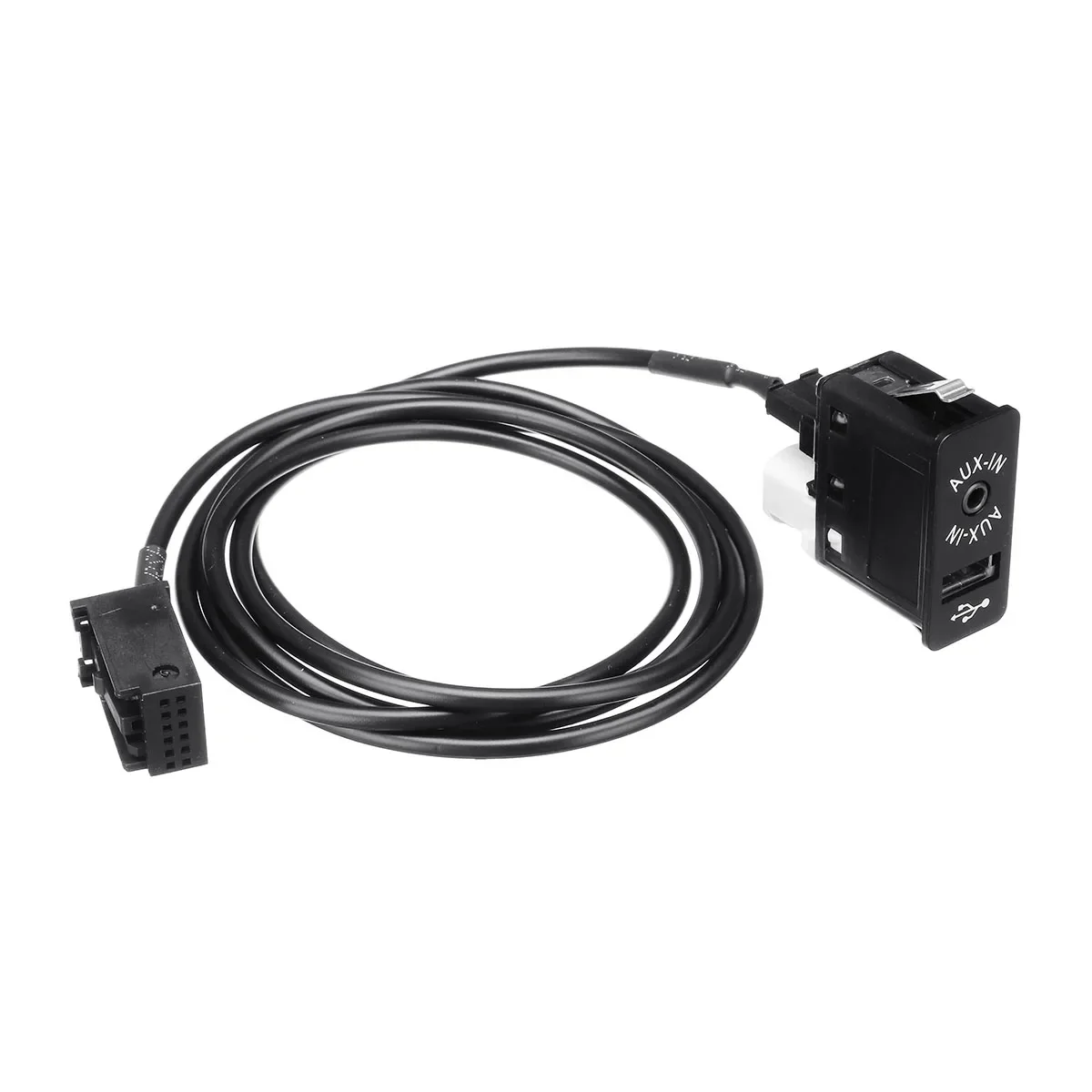 Car AUX USB Port for BMW for Mini Cooper E39 E53 X5 Z4 E85 E86 X3 E83 12 Pin bluetooth Interface Switch Panel Music Adapter