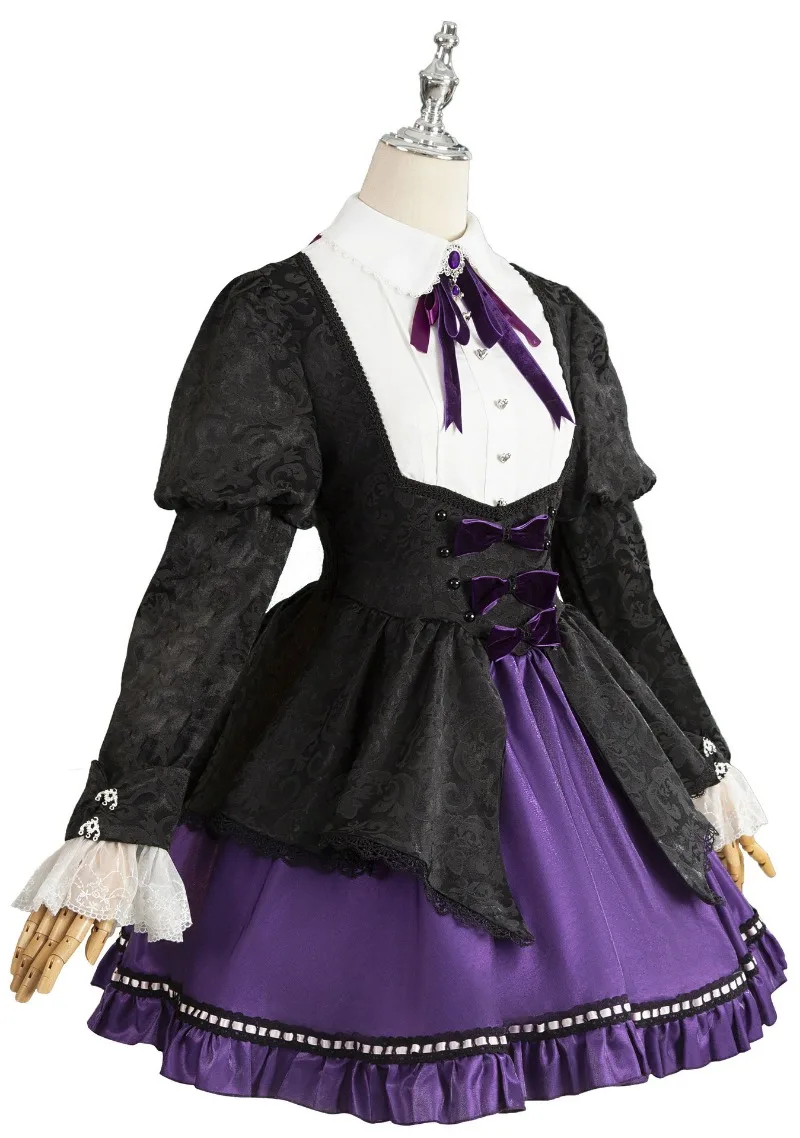 Anime Panty & Stocking with Garterbelt Anarchy Stocking Cosplay Costume Purple Evening Halloween Suits Women Girls Lolita Dress view 3