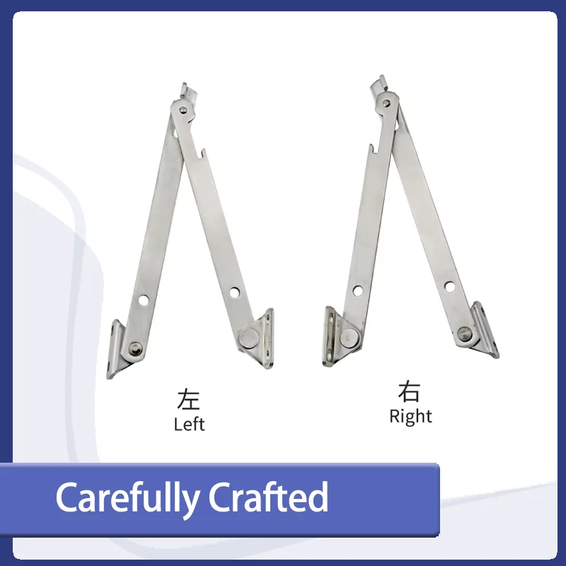 Industrial Stainless Steel Electrical Cabinet Door Limit Device Extension Bracket - Folding Support for Cabinet Doors