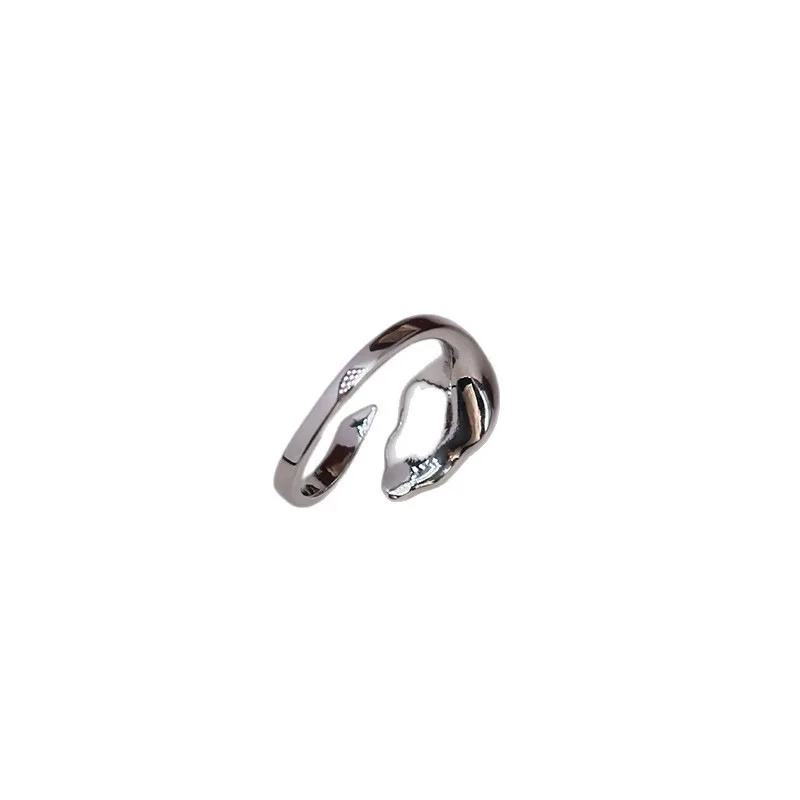 DIY Pearl Accessories New Copper Gold-plated Texture Personalized Ring Empty Holder