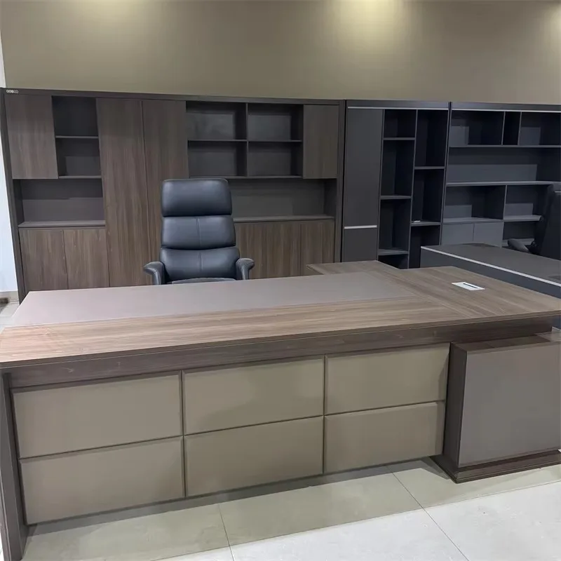 Interior office furniture MDF melamine computer desk