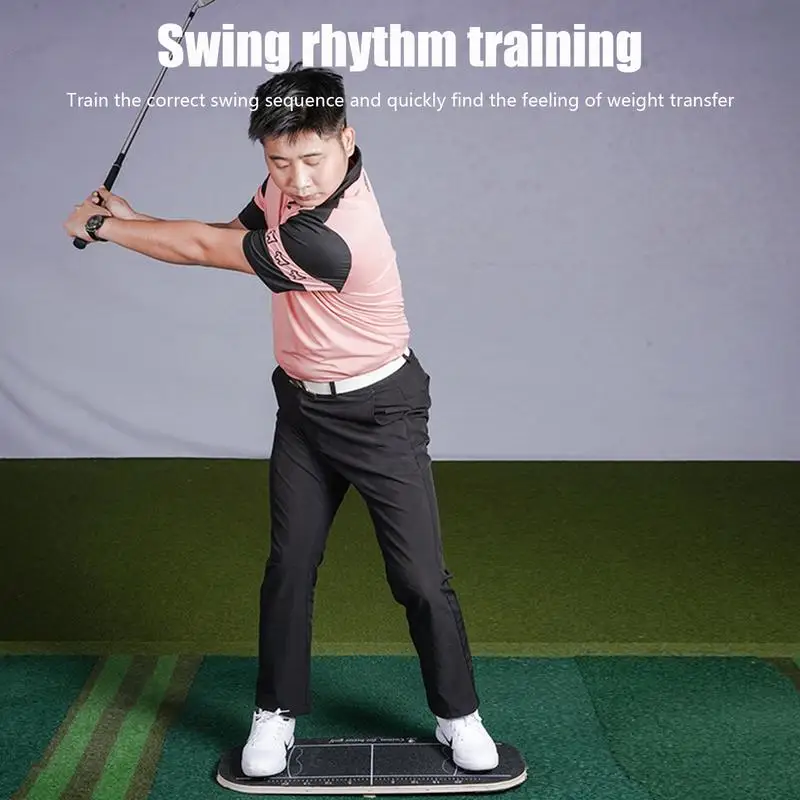 Golf Swing Trainer Pressure Plate Golf Center GravityTransfer Plate Weight Shift Balance Board Golf Swing Training Aid