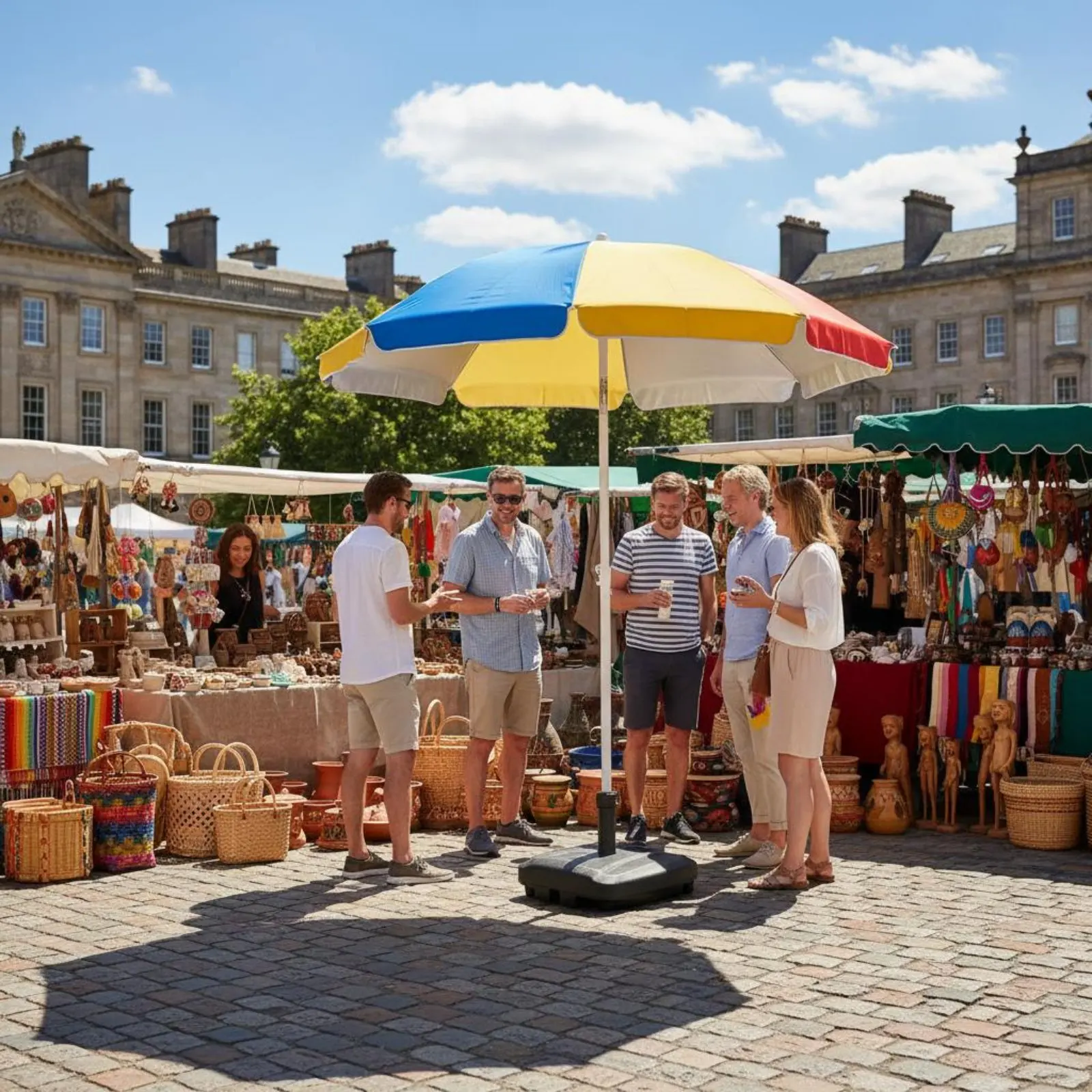 

Water-Fill Umbrella Base Easy Storage Outdoor Accessory for Market Stall
