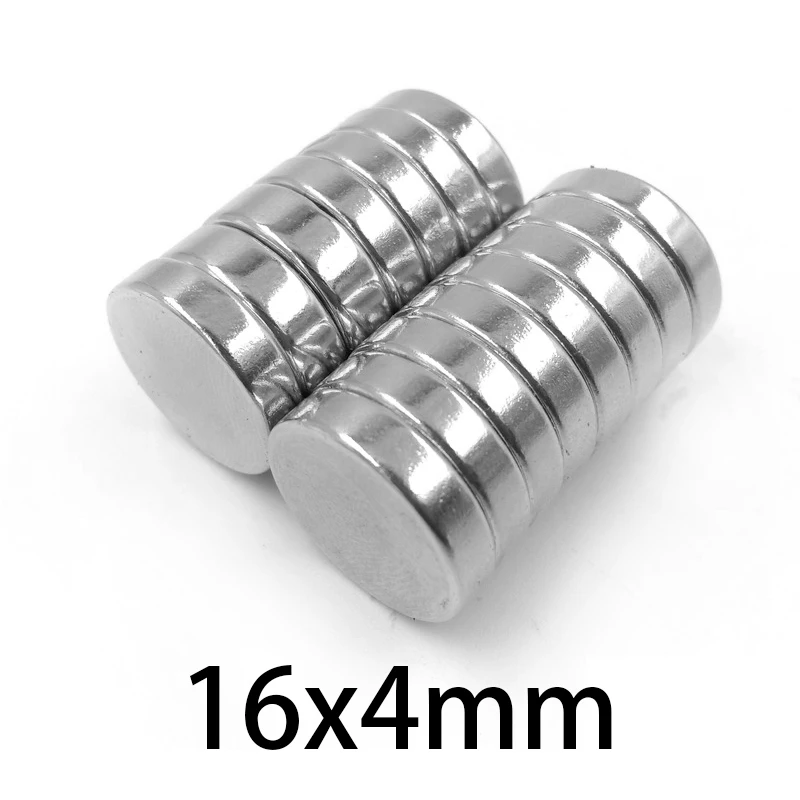 16x4mm N35 NdFeB Strong circle Round Fridge neodymium Magnets magnetic  circular rare earth Magnet 16*4mm