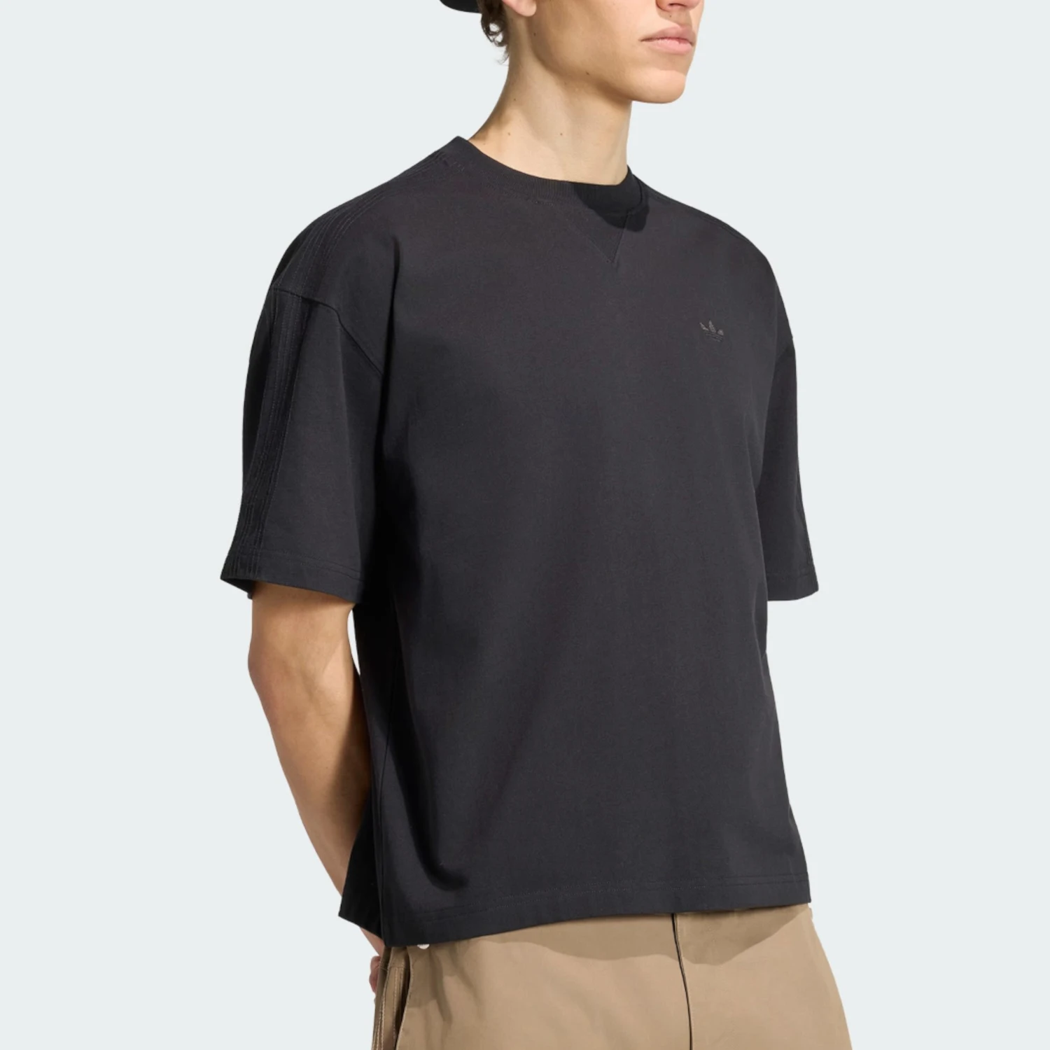 adidas-genuine-clover-men's-simple-daily-loose-short-sleeved-t-shirt-ks4103