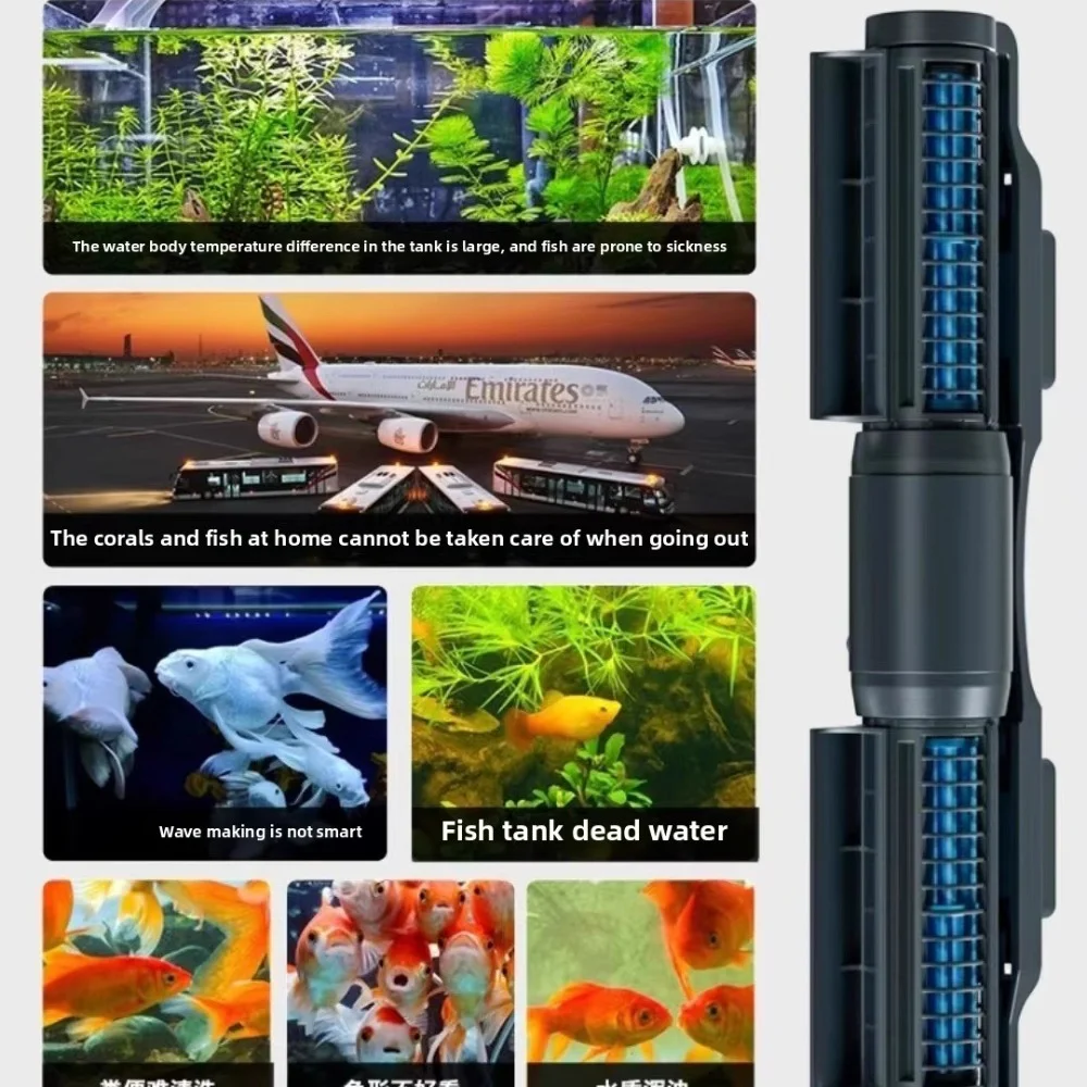 2026 new fish tank circulation pump wave making pump silent frequency converter bottom blowing surfing DCW Bluetooth
