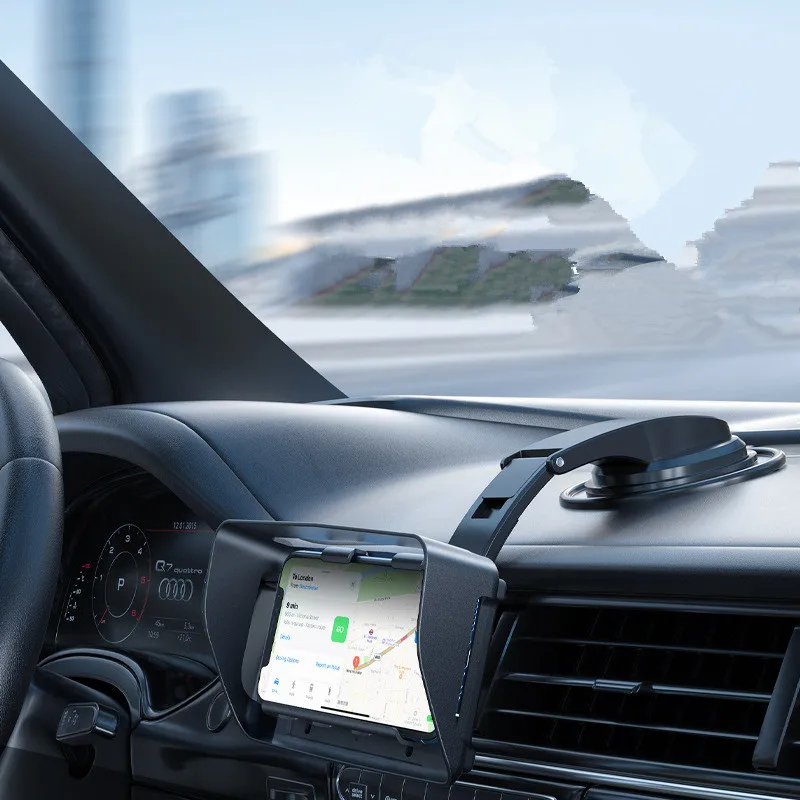 Universal Mobile Phone Holder Sun Shade Visor in Car Suction Cup Car Dashboard Mount for 4.7-7.2 inch Phone