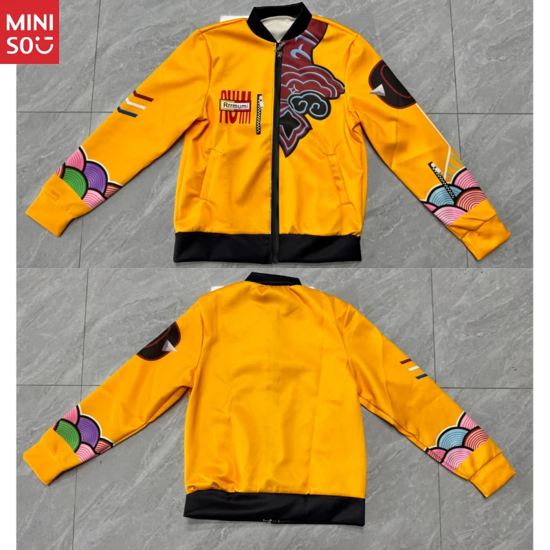 سترة بيسبول للأطفال من K-pop Demon Hunter، سترة كاجوال بسحاب مطبوعة برسوم كارتونية للأولاد والبنات