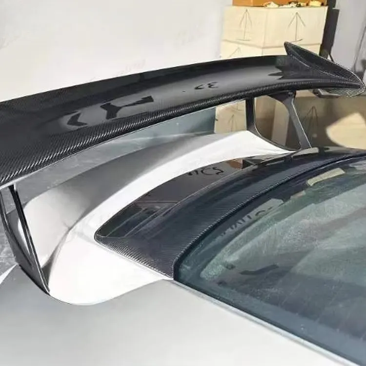 911 991 Carrera Upgrade GT3RS Style Tail Wing Semi Carbon Fiber Rear Trunk Spoiler Wind for 991 Rear Spoiler