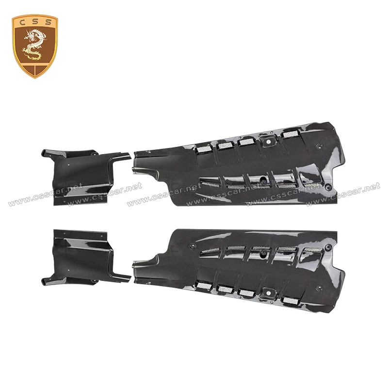 2Pcs Car Engine Compartment Trim Panel Replacement Cover Trim For Ferrari F430 2005-2009 OEM Style Auto Interior Accessories