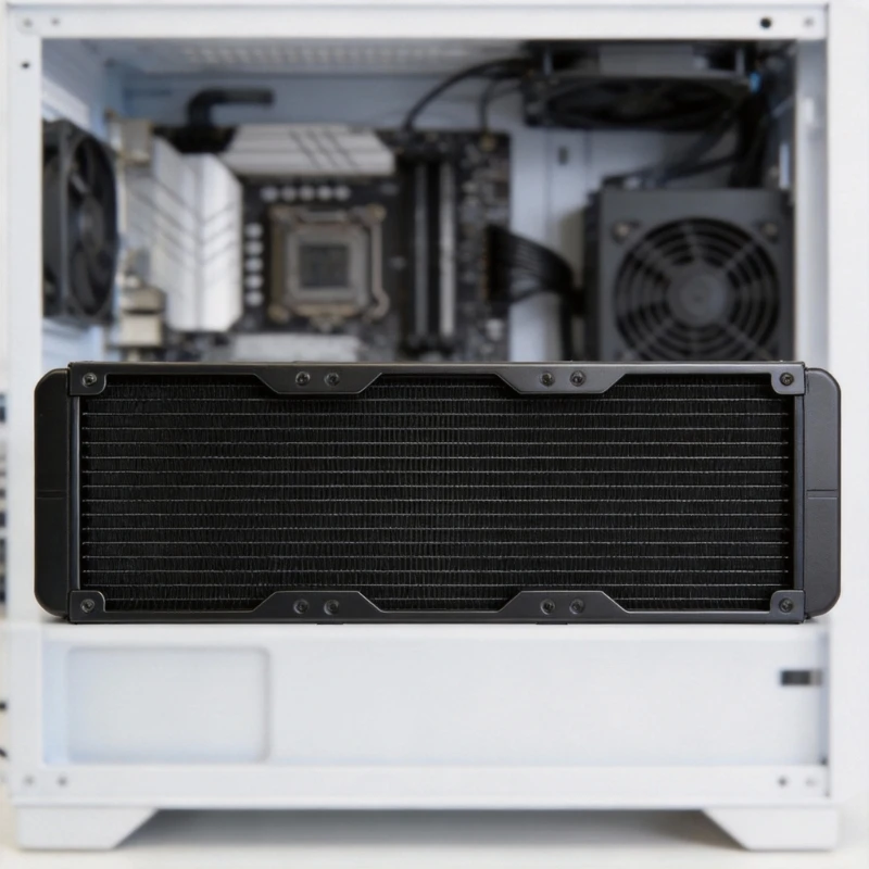 18 Pipe Aluminum Water Cooling Radiator For PC CPU Liquid Cooling Threaded Port 83CE