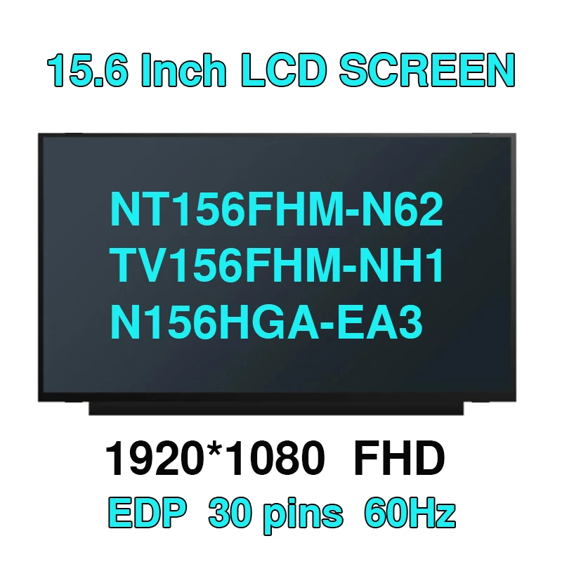 B156HTN06.1 fit NT156FHM-N61 NT156FHM-N62 TV156FHM-NH1 N156HGA-EA3 EDP 1920X1080