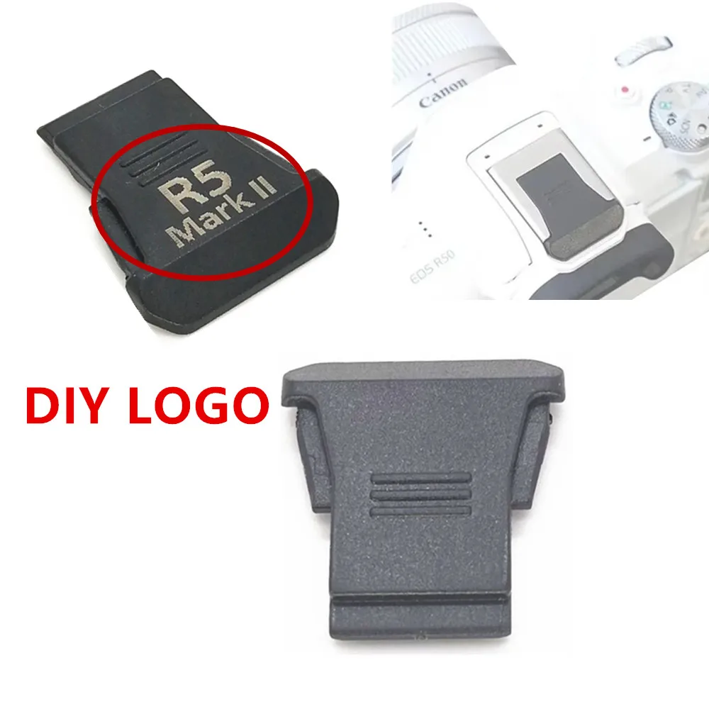 Custom LOGO Design DIY Print Gift R 50 10 8 7 5C 3 6M2 Hot Shoe Cover replace ER-SC2 Adapter Only for Canon R Mirrorless Camera