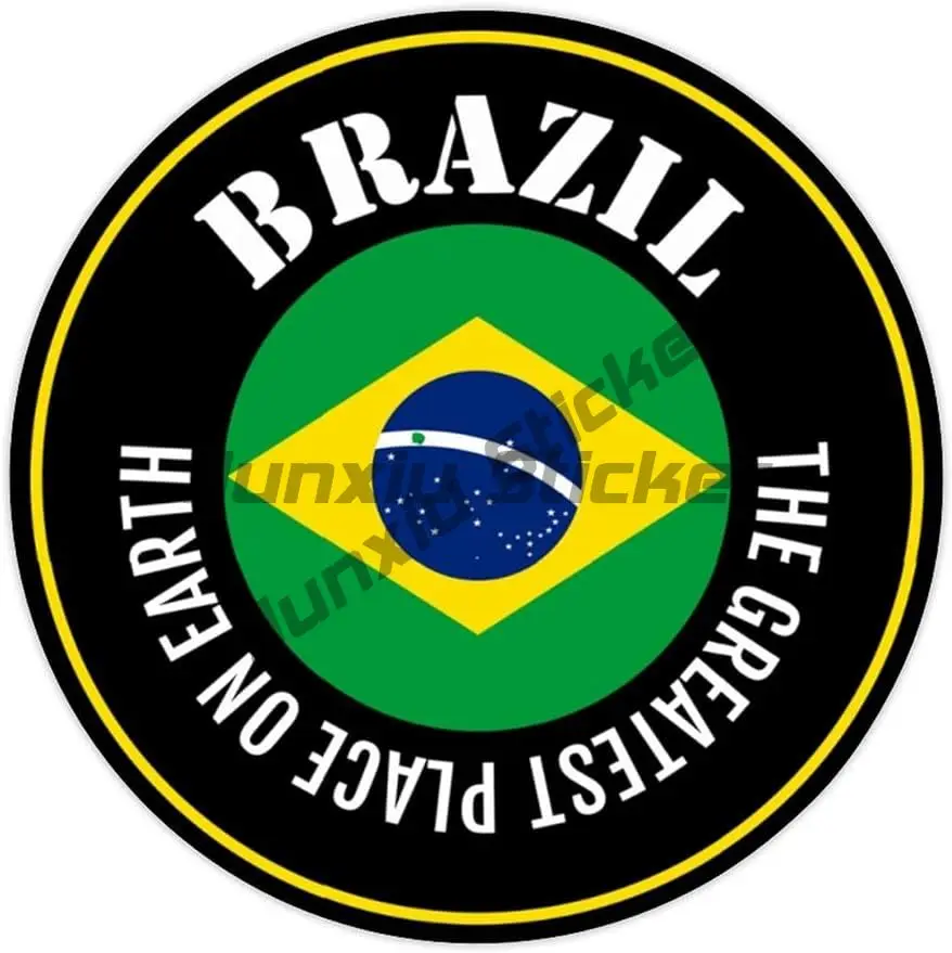 

BJJ Brazilian Jiu Jitsu Forever Brazilian JiuJitsu Oni Demon Sticker Goiania Brazilian Flag Soccer Exclusive Decal Accessories
