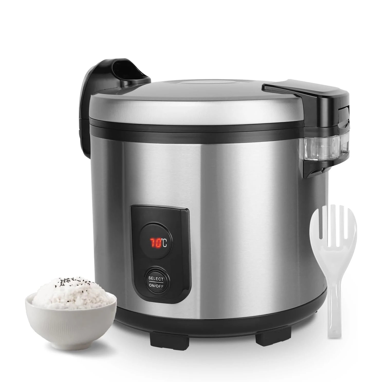 

Рисоварка Deluxe высшего качества, хит продаж, емкость 1,0 л-2,8 л, электрическая, цифровая, многофункциональная, автоматическая, сохраняющая тепло, автофургон