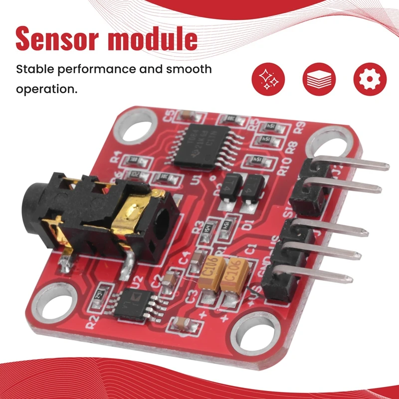 Muscle Signal Sensor Emg Sensor Controller Detects Muscle Activity For Arduino Development Board For Wearable Devices
