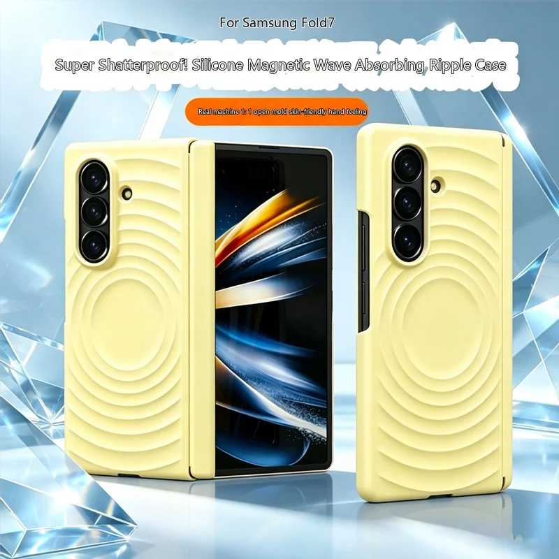 Personalized Light Matte Luxury Slim Covers For Samsung Galaxy Z Fold7 Cover Shockproof Camera Protection Magnetic For MagSafe