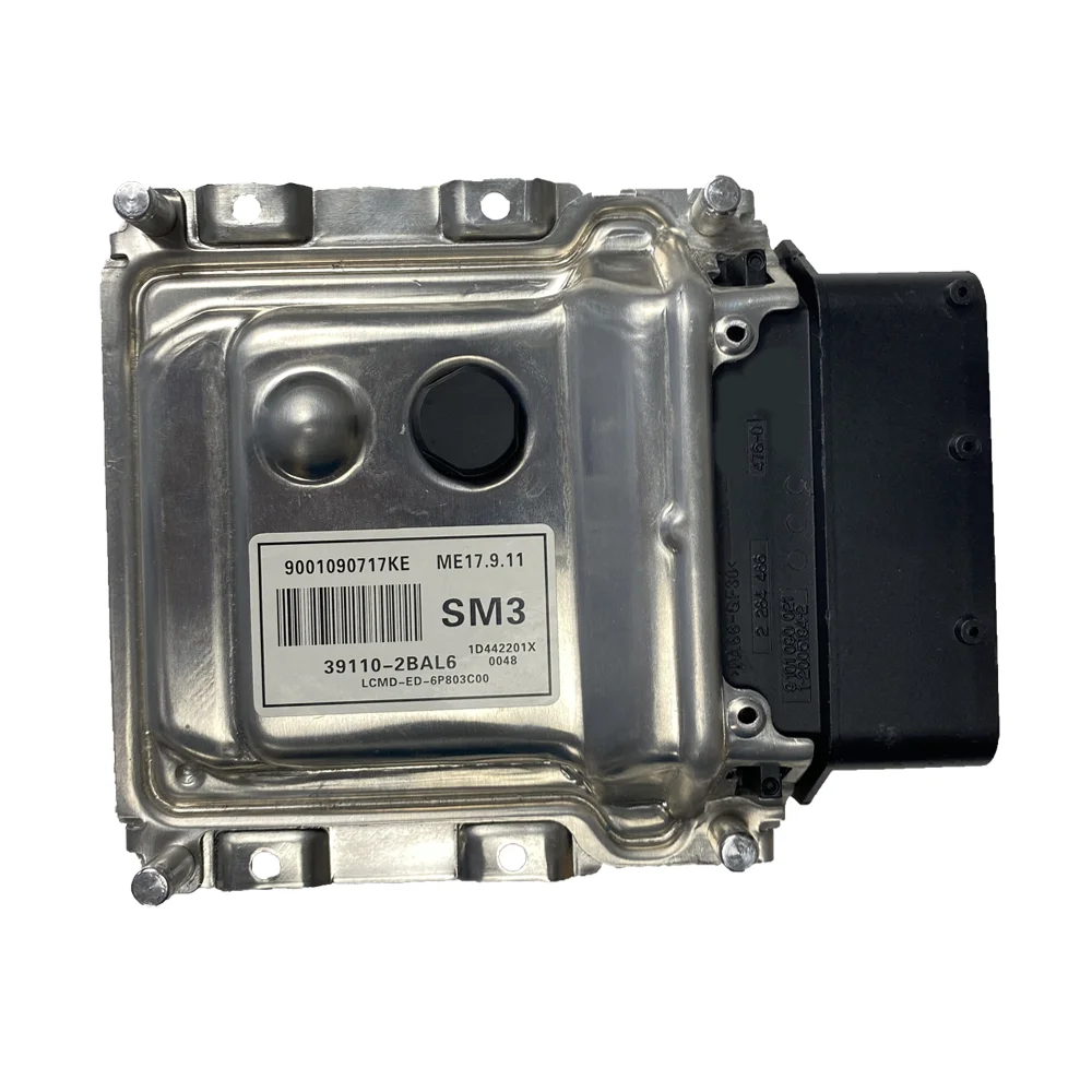 Original 39110-2bal6 Sm3 9001090717ke Car Engine Computer Board Ecu For Hyundai Kia Yuedong Langdong Me17.9.11 391102bal