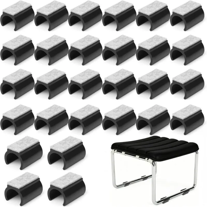 BAAG-28Pcs Furniture Chair Leg Pads With Felt Slider