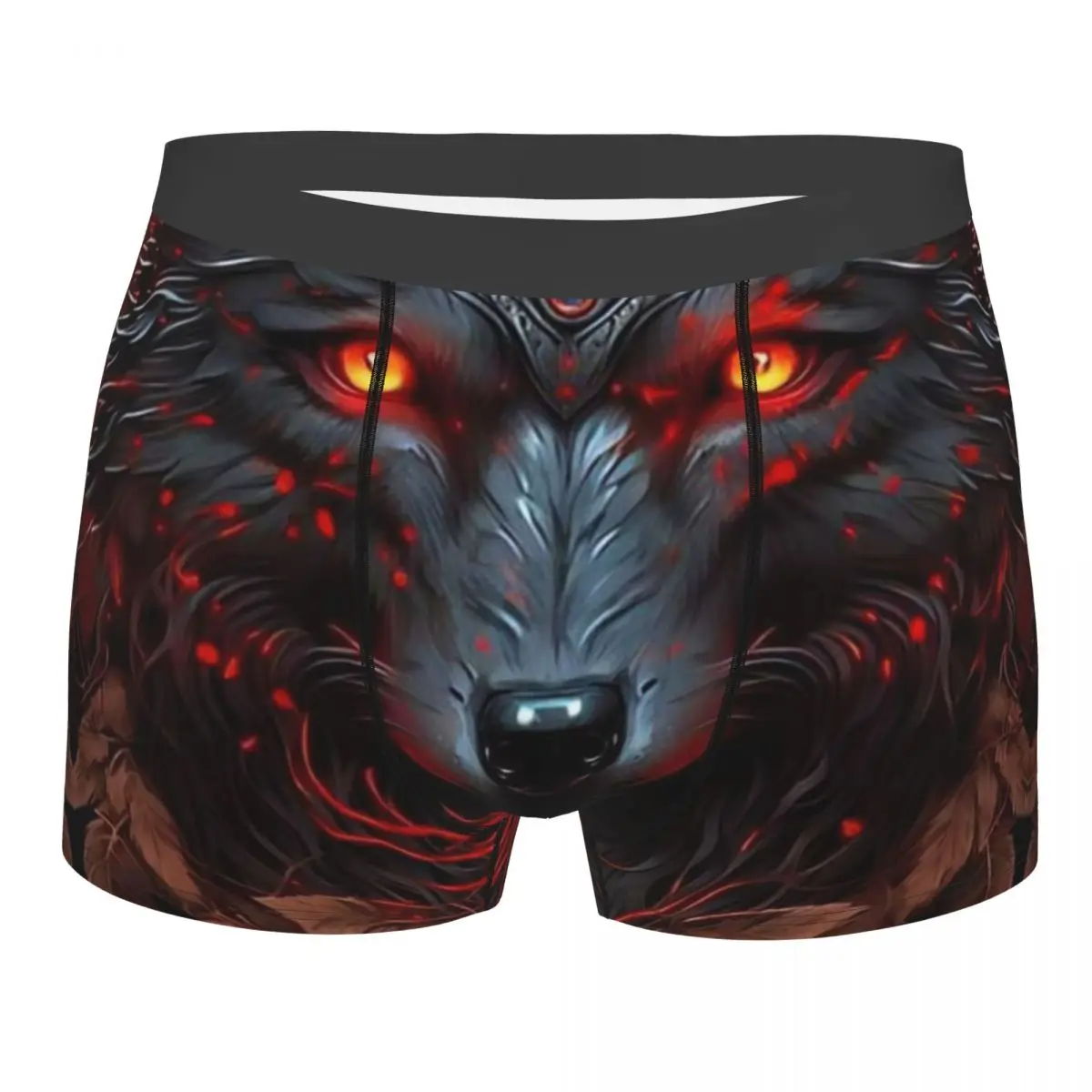 Wolf Underpants Cotton Panties Men\'s Underwear Ventilate Shorts