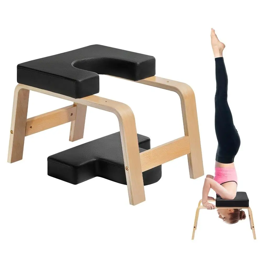 

Yoga Headstand Bench Inversion Chair Exercise Workout Fitness Training