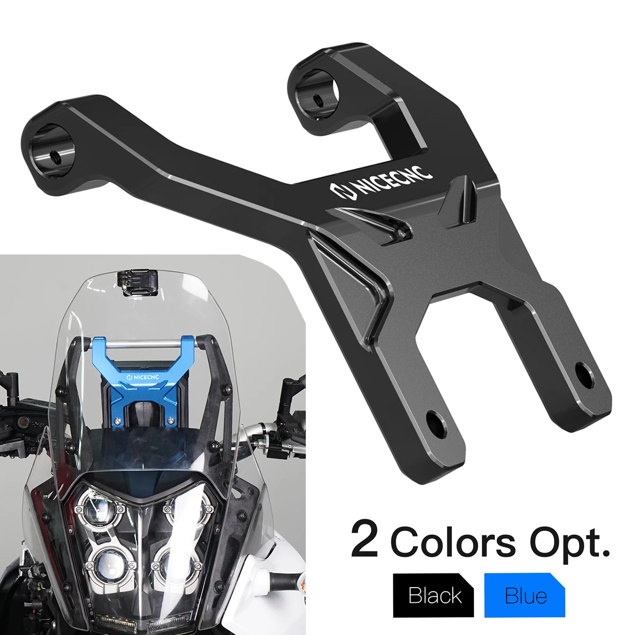 

For Yamaha Tenere 700 Dash Gauge Stabilizer Dash Anti-Vibration Bracket for Yamaha T700 Tenere700 2019 2020 2021 2022 2023