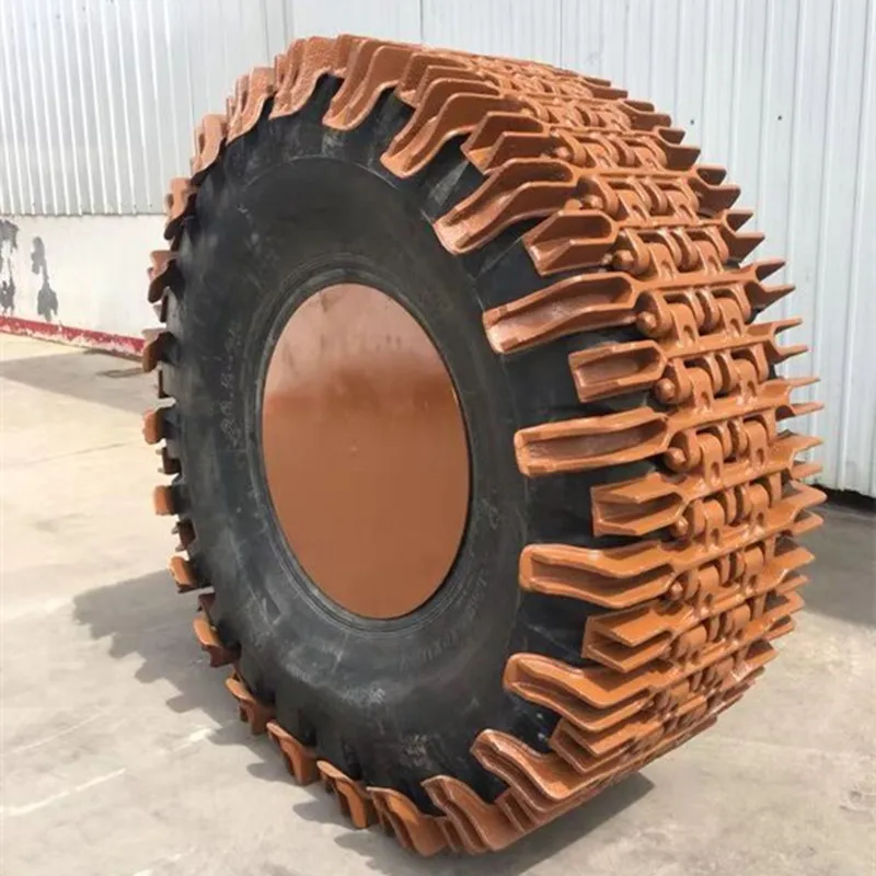 

Tracks on tires Steel OTT tracks for flat rubber tires dump trucks