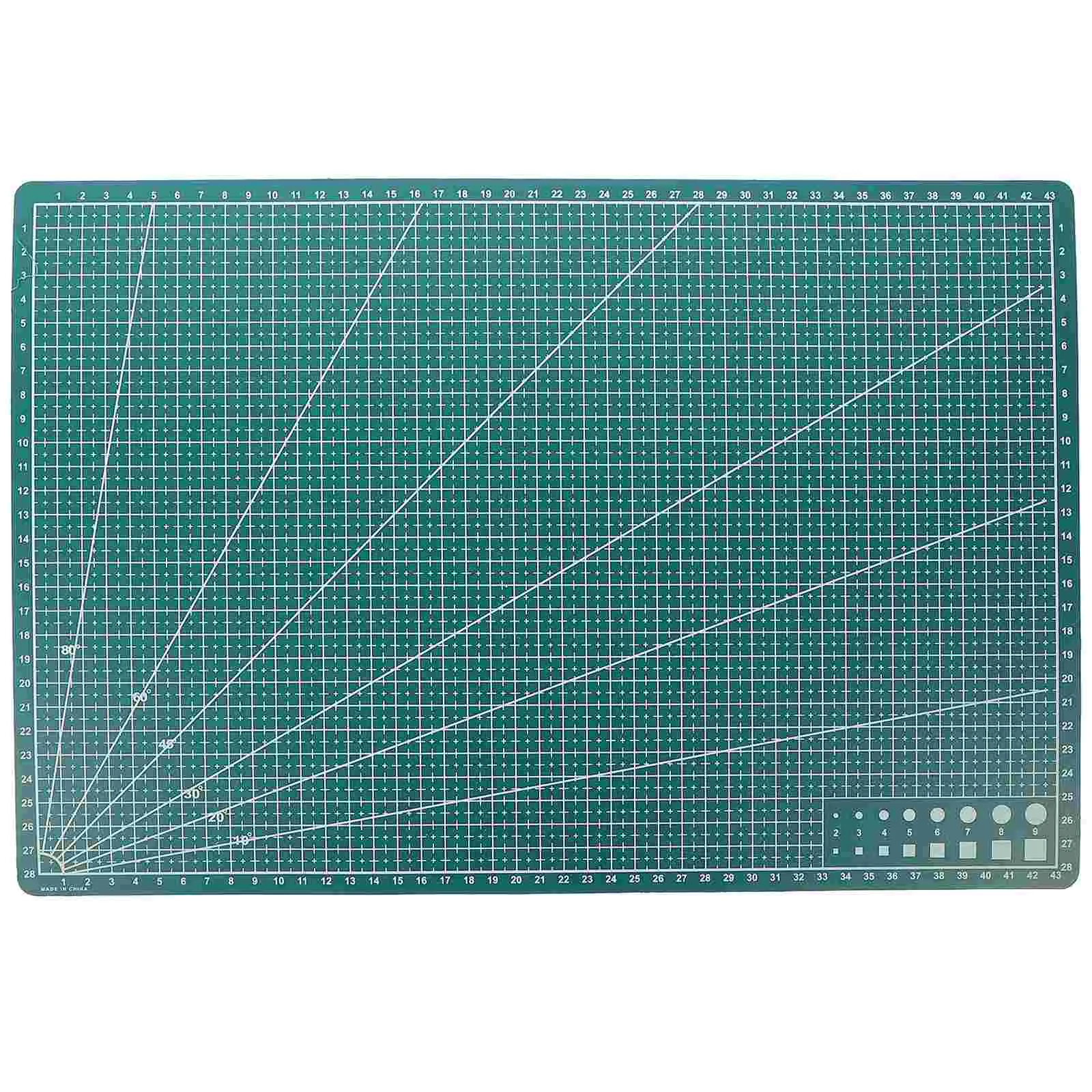 

Rotary Cutting Backing Double-sided Mats Engraving Board Crafts Making Green Handcrafts