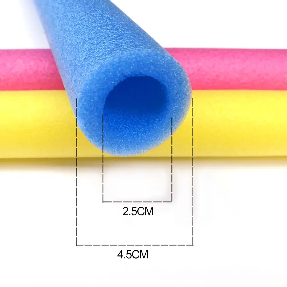 6/12pcs Trampoline Poles Cover Padding Foam Tubing Foamed Pipe Sponge Casing Protective Trampoline Pole Foam Sleeves Blue 50cm