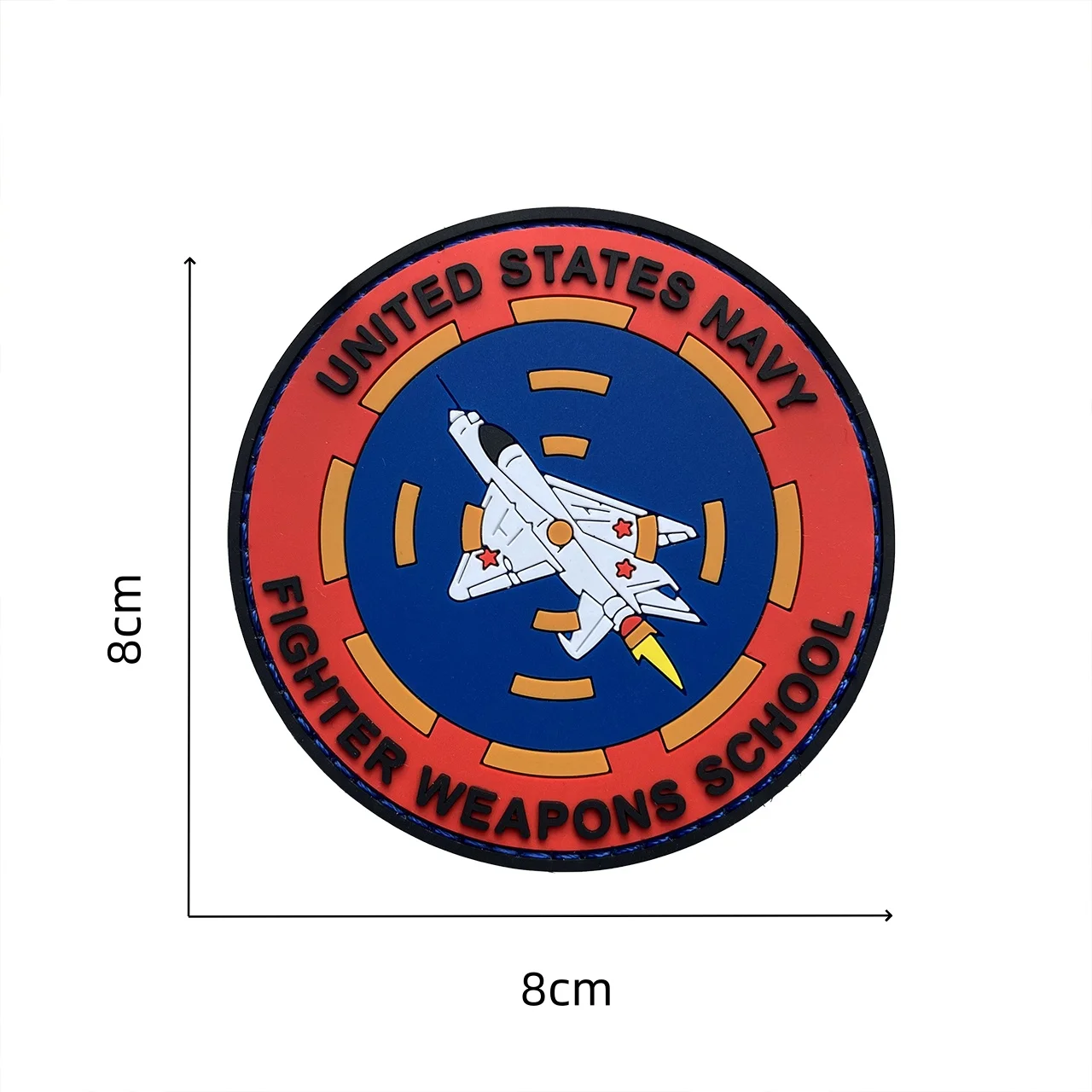 Custom Brand Logo PVC Clothes Patches Pilot Armband Medical Rescue Morale Sticker Tactical Backpack Hook Loop Badge