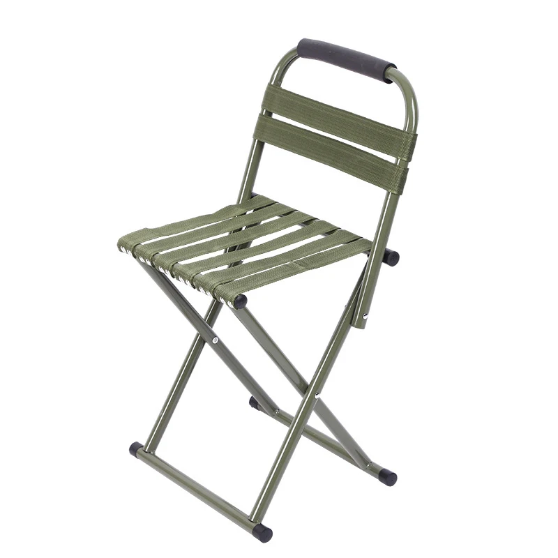 

Outdoor Folding Backrest Chair Thickened Maza Folding Stool Fishing Chair Portable Small Stool