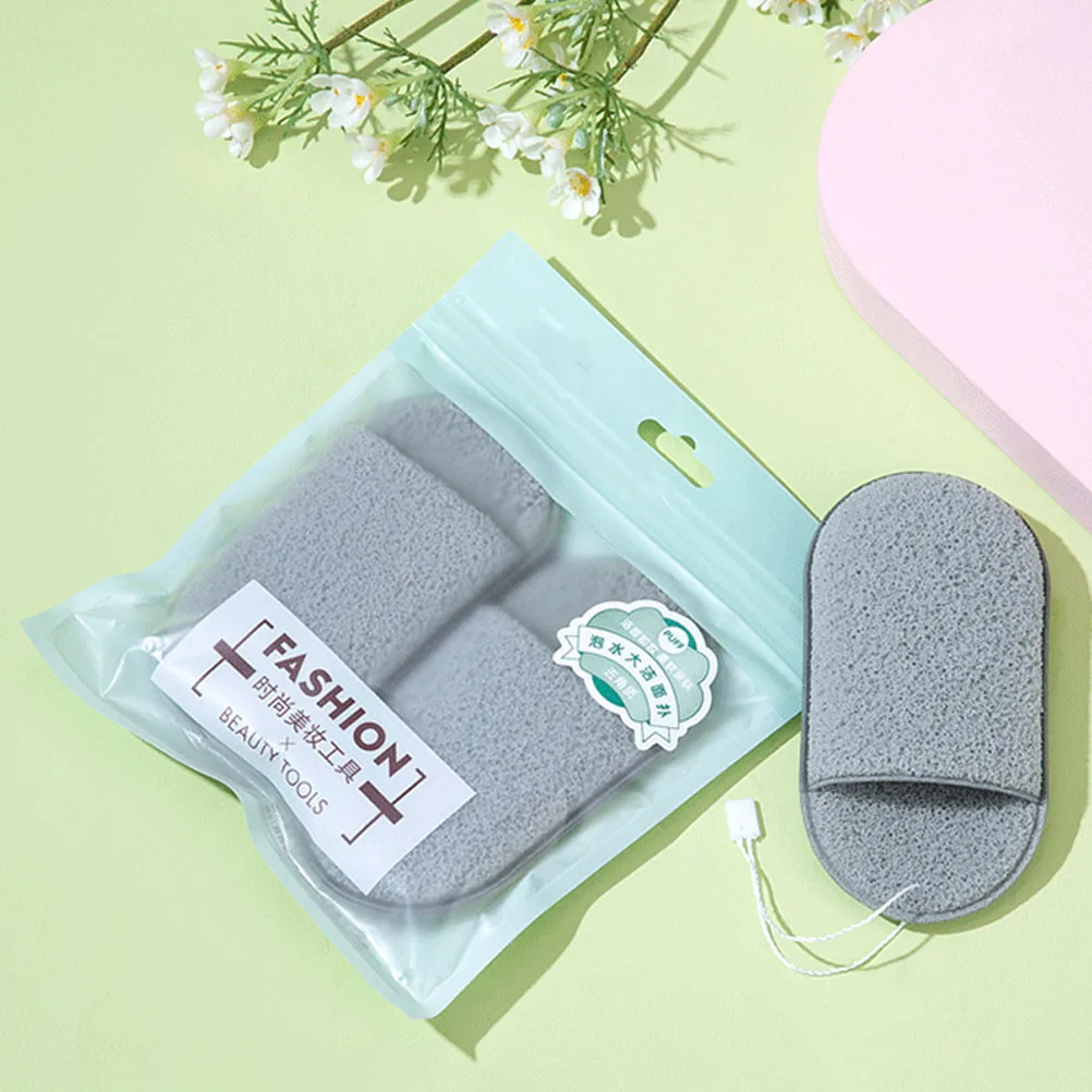 

4Pcs Face Washing Sponges Gently Exfoliate Deep Clean Pores Oil Facial Daily Makeup Removal Pad Sensitive Skin