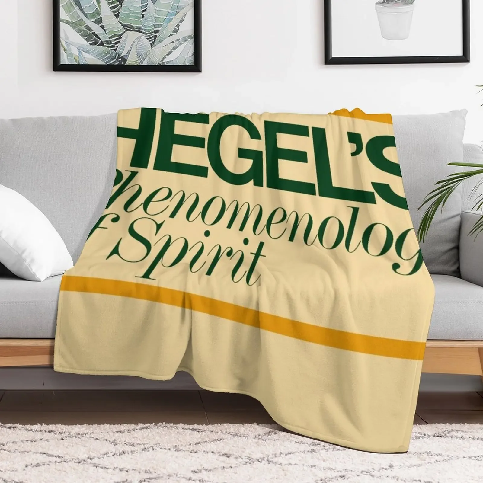 Hegels Phenomenology of Spirit - Book Cover, Aesthetic, Philosophy, Dialectics Throw Blanket Sofas Cute Blankets