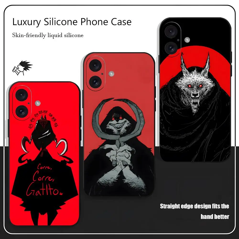 سنور في الأحذية فيلم الموت قضية الهاتف آيفون 17 16 15 14 13 12 X XR XS 8 Plus Mini Pro Max لينة سوداء غطاء مقاوم للصدمات #1