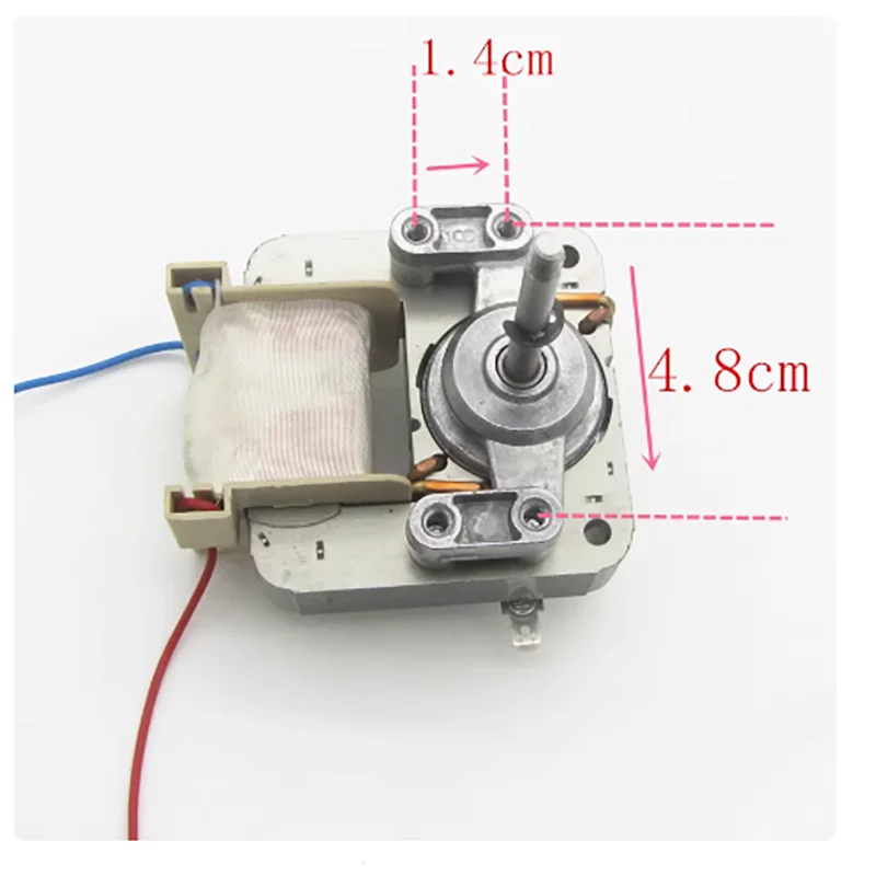 Air fryer fan motor MZ-6116C3 universal coarse shaft thin shaft cover pole asynchronous motor accessories
