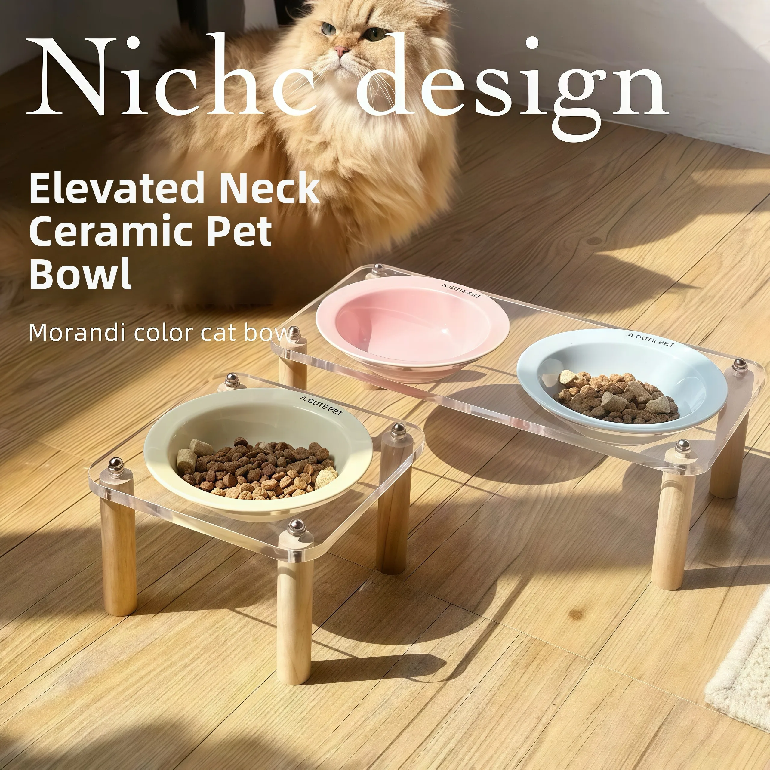 Acrylic Double Bowl… - image