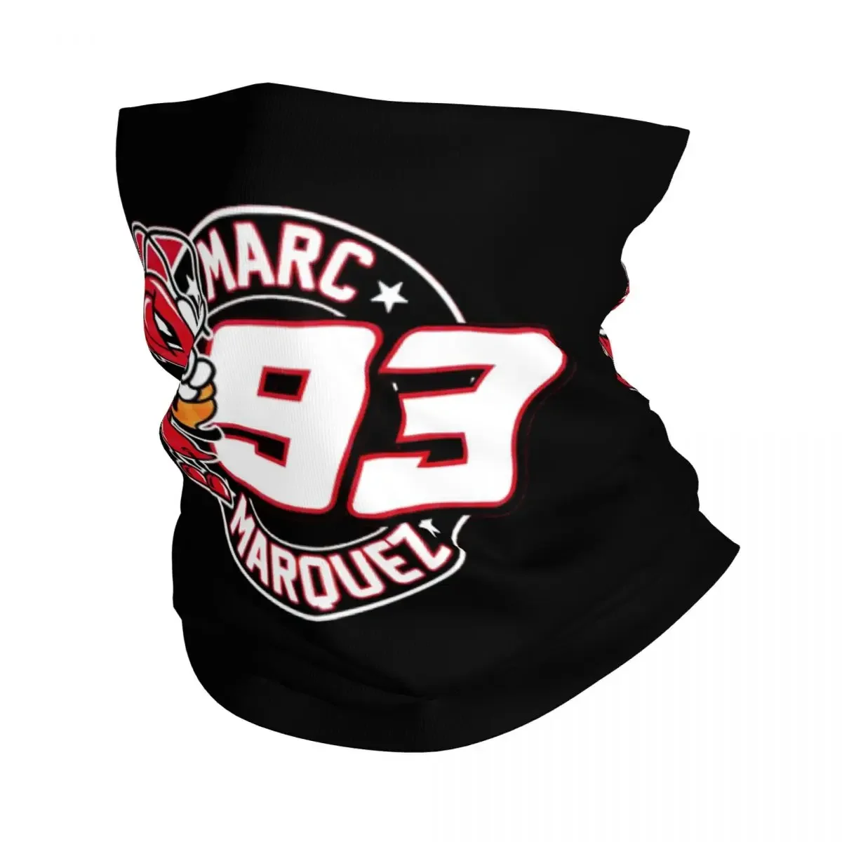 Marquezs Motorcycle Racing Neck Gaiter Men Women Windproof Winter Bandana Scarf for Hiking