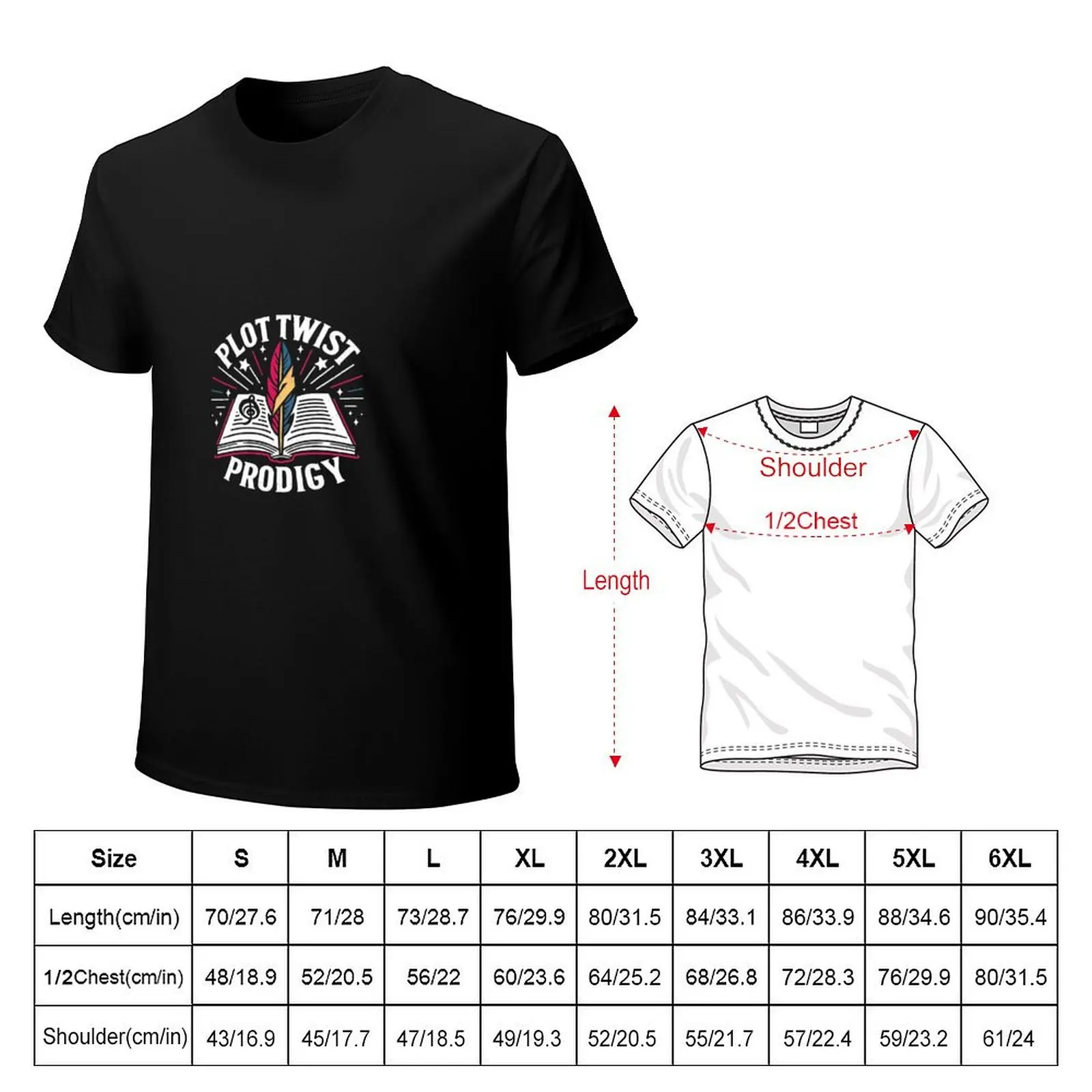 Plot Twist Prodigy - FanFiction Edition T-Shirt t shirts for man slim fit T-Shirt