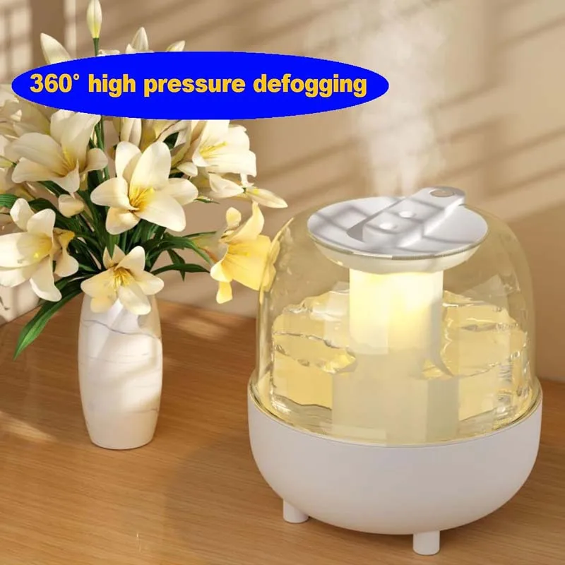 4l Large Capacity Spray Humidifier Night Light Practical Usb-Powered Silent Humidifier Ambient Light Suitable For Home Use
