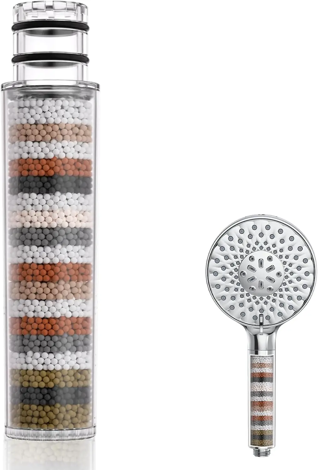 

Shower Filter for Handheld Shower Head, 1 Pack Replacement Filters for Hard Water Remove Chlorine and Harmful Substances
