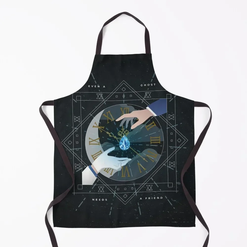 

Even a ghost need a friend Apron men Smock for hairdressing Apron