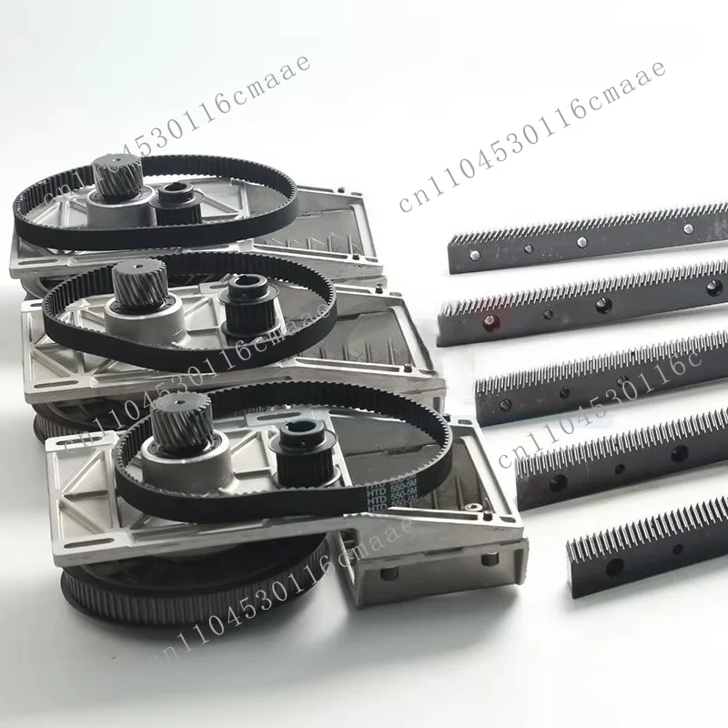 Spiral worm reducer transmission gearbox for numerical control router 1.25 1.5 module