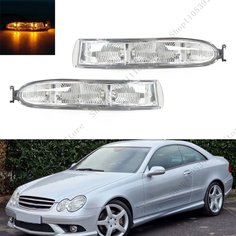 

Светодиодный указатель поворота для бокового зеркала автомобиля, лампа-мигалка для зеркала заднего вида, для Mercedes-Benz C209 CLK200 2002-2009, 2308200821