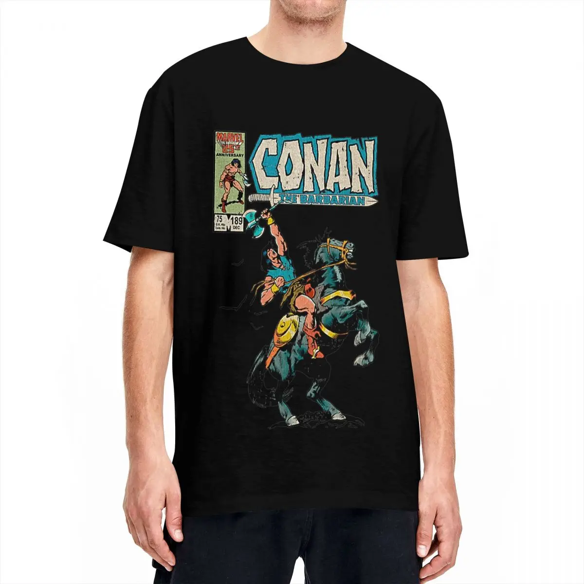 Conan The Barbarian Cimmerian T Shirts Men Women Cotton Leisure T-Shirts Crewneck Tees Short Sleeve Clothing 6XL