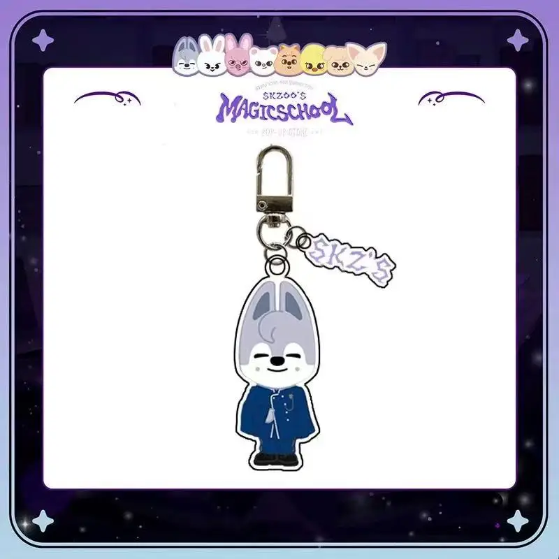 SKZOO Academy of Magic Acrylic Keychain: Collectible goodies, birthday gifts, couples' accessories, backpack pendants