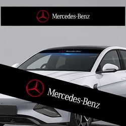 Car Front Windshield Stickers Front and Rear Decorative Decals Sticker For Mercedes Benz C350 C250 C300 W204 W108 W124 W126 W169