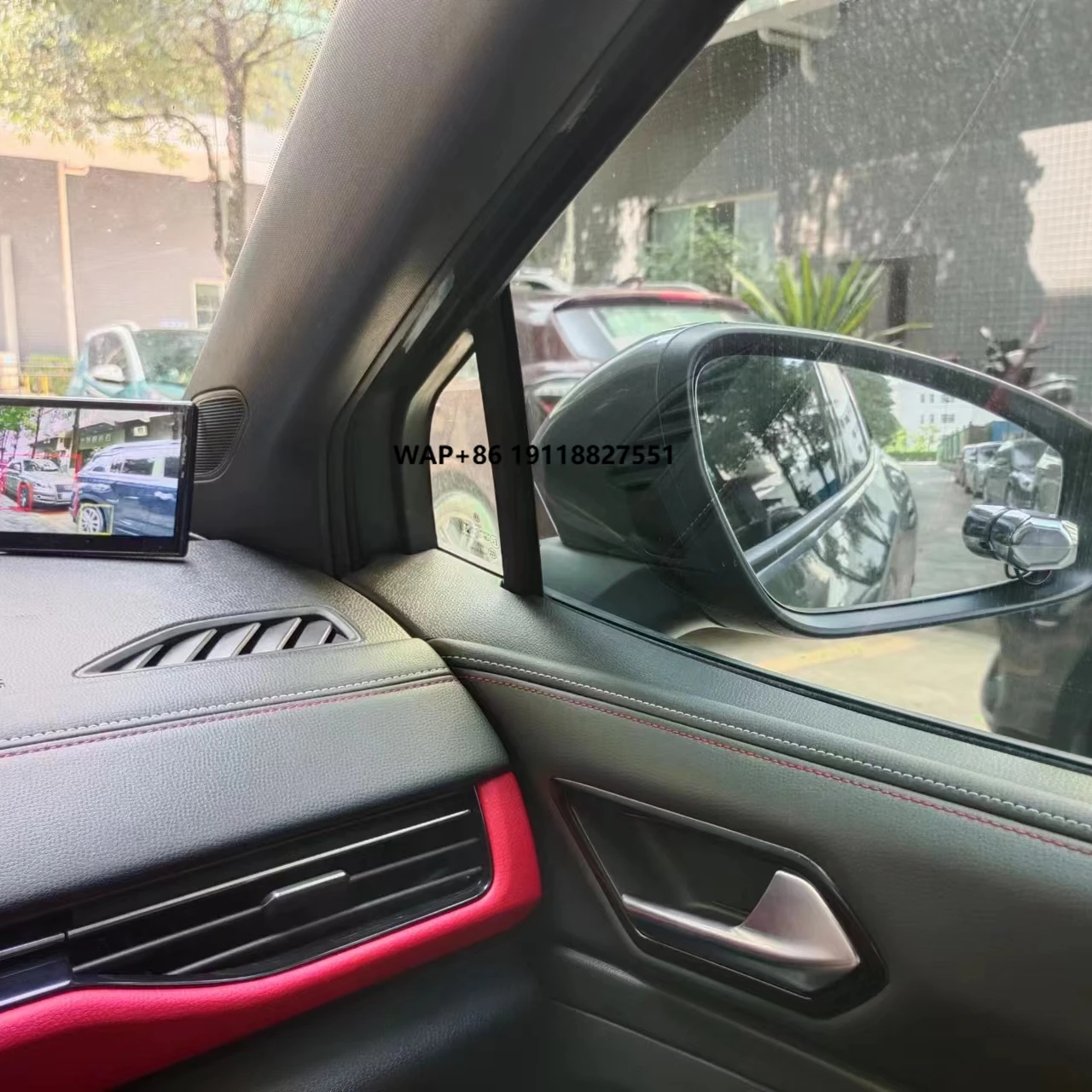 Side Rear View Mirror Intelligent Electronic Rear View Mirror  Waterproof In-cab Install