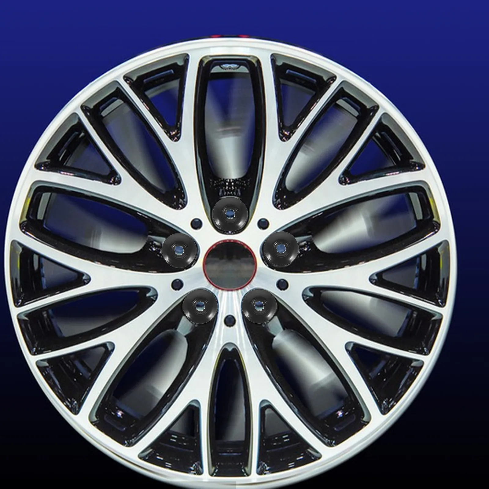 

20pcs Hexagonal Wheel Nut Covers Nylon Lug Caps For Car Tire Hub Stylish Auto Accessories Durable Wheel Decor Protection