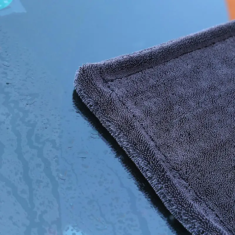 منشفة غسيل السيارات المصنوعة من الألياف الدقيقة، مناشف احترافية لتنظيف السيارات وتجفيف القماش للسيارات وتلميع وتفاصيل الصبح
